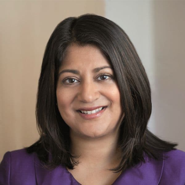 Headshot of Sharmila Nebhrajani OBE, chairman